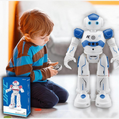 Robot éducatif interactif NovaBot debout, vue de face