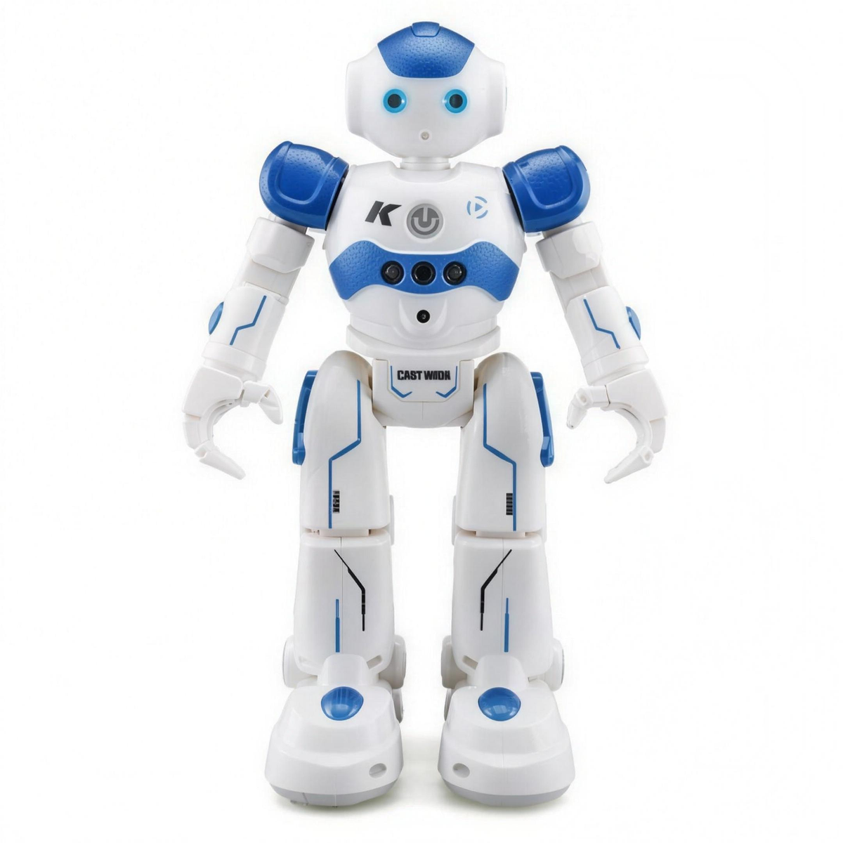 Gros plan sur la tête et les capteurs de NovaBot