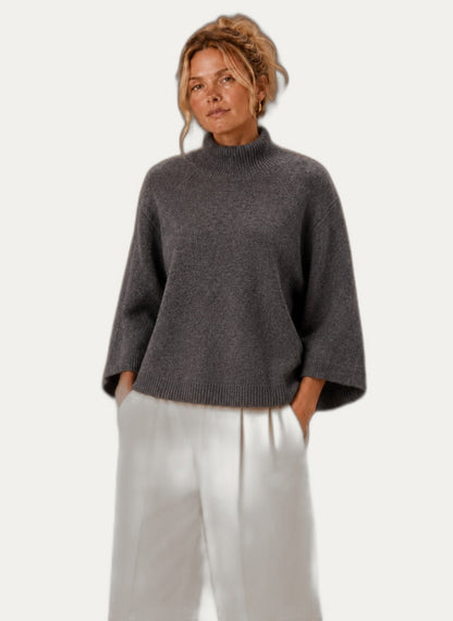 Pullover femme tricot épais, vue de face