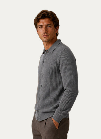 Cardigan homme, zoom sur la maille