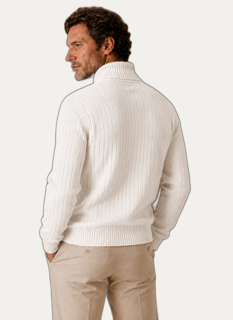Pullover col rond homme, vue de dos