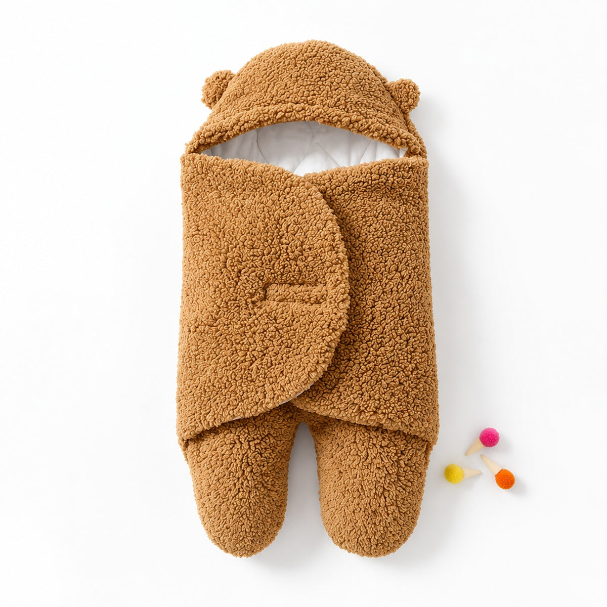 Gigoteuse enveloppante bébé en kaki