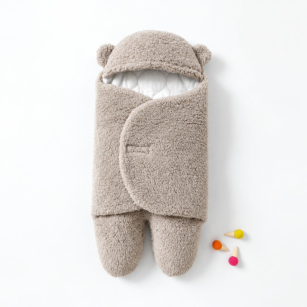 Gigoteuse enveloppante bébé en gris
