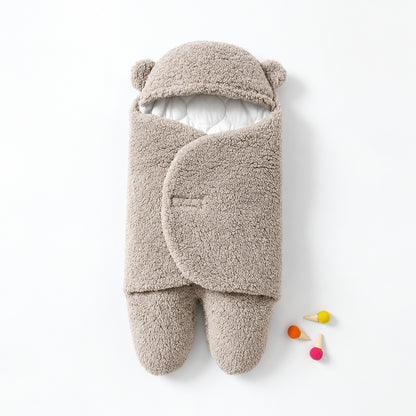 Gigoteuse enveloppante bébé en gris