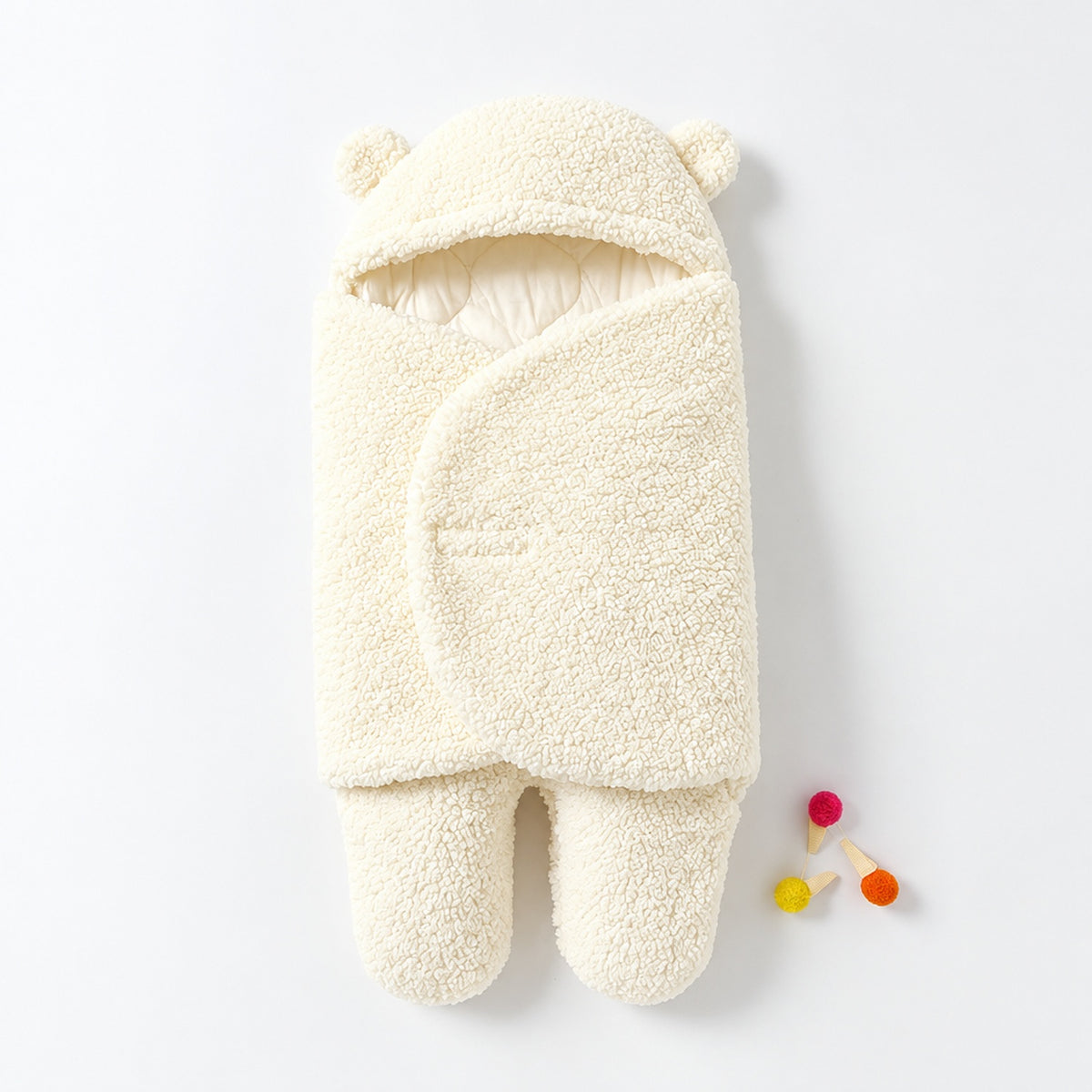 Gigoteuse enveloppante bébé en blanc