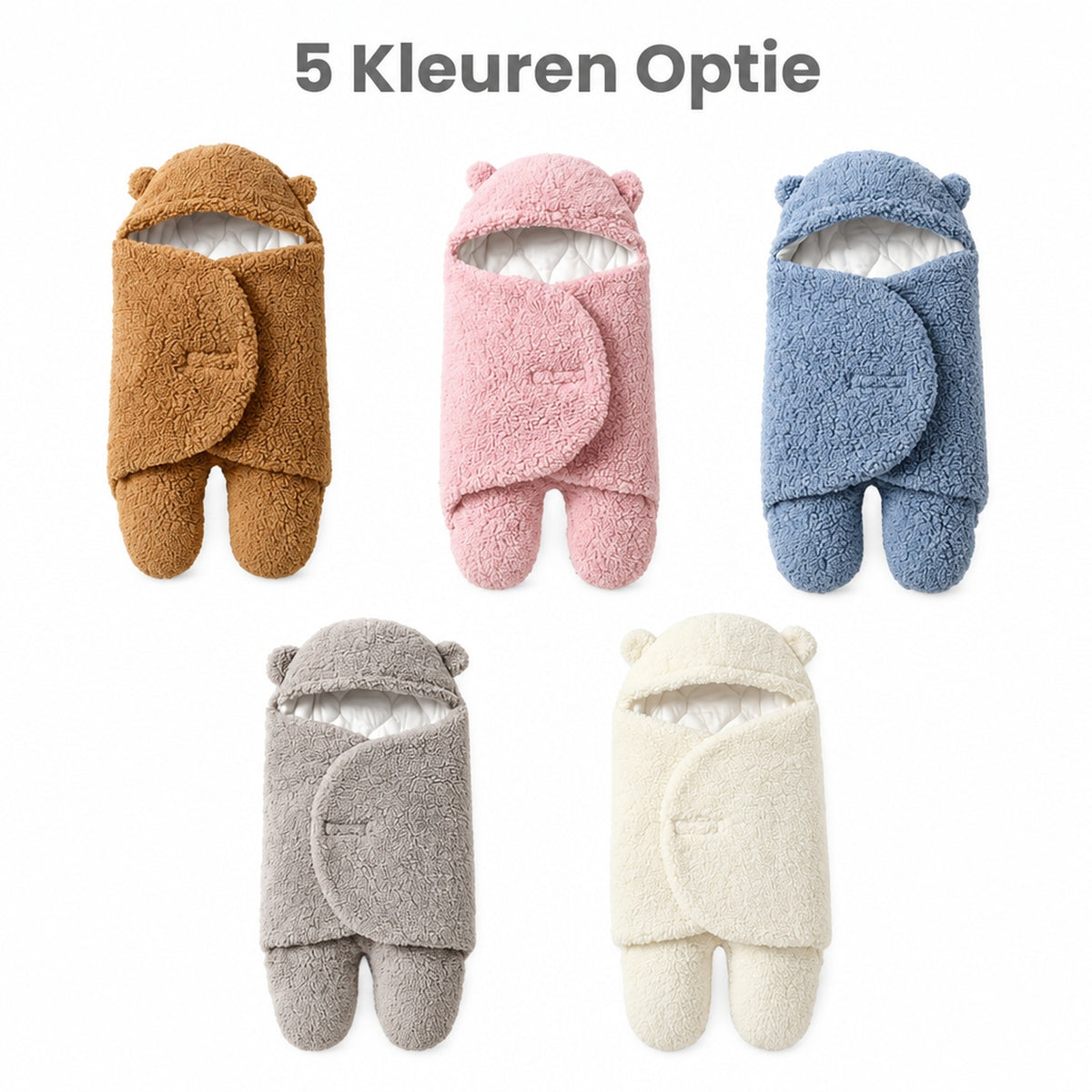 Bébé emmailloté dans la gigoteuse enveloppante