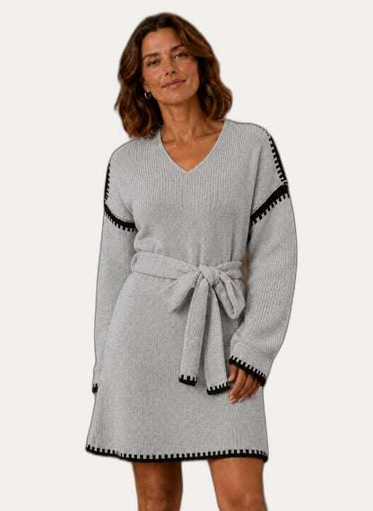 Robe en pulls femme, zoom sur la maille