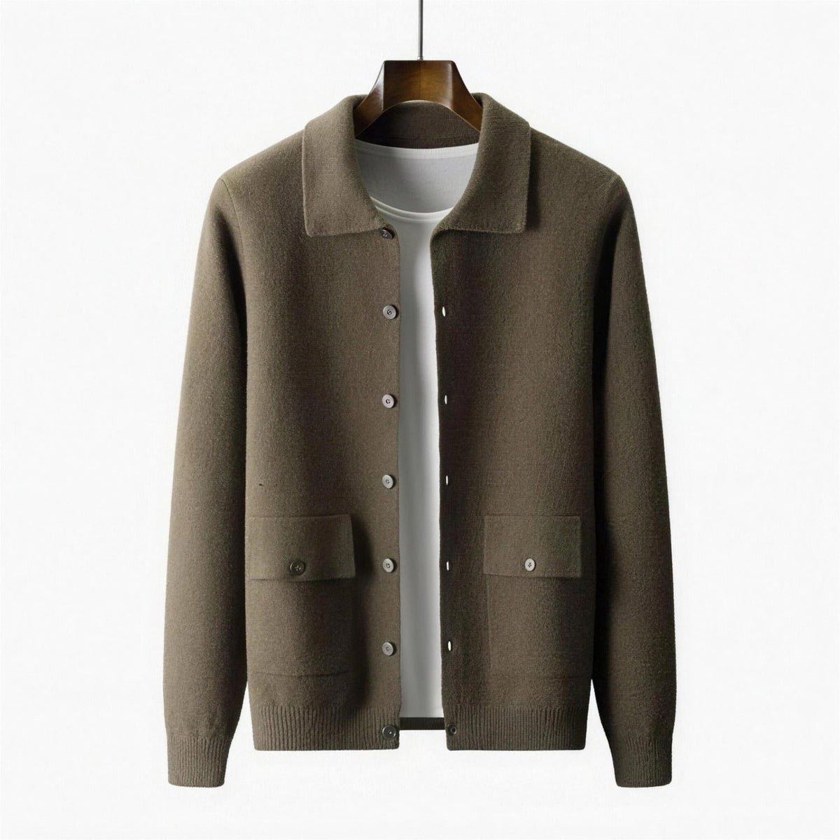 Cardigan Homme Cachemire Classique