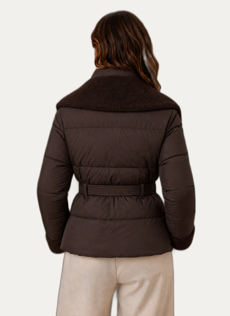Veste hivernale femme, vue de dos