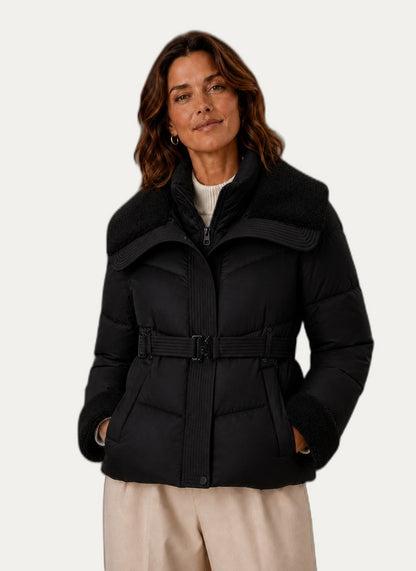 Veste hivernale femme coloris blanc
