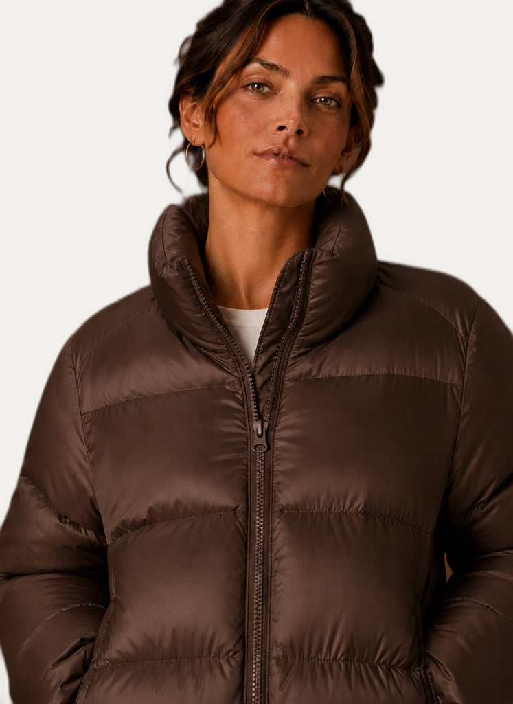 Veste hivernale matelassée femme coloris noir
