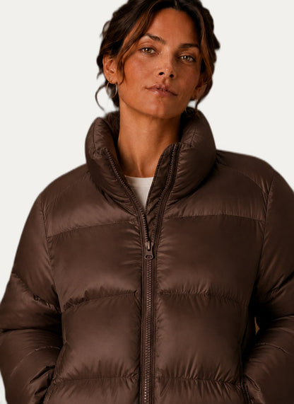 Veste hivernale matelassée femme coloris noir
