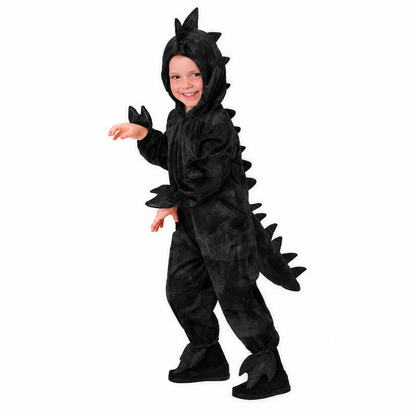 Costume de dinosaure pour enfants, coloris noir