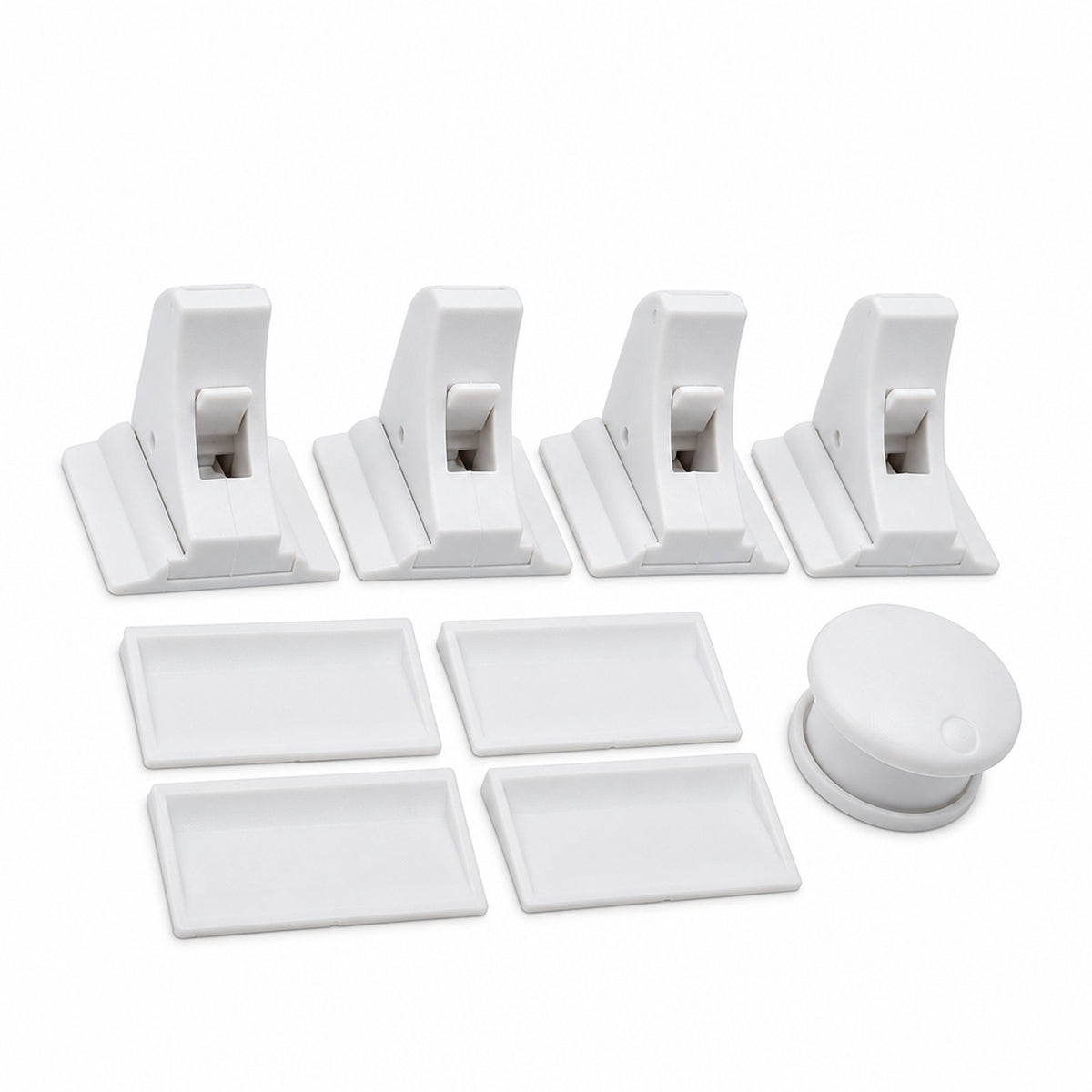 Lot de 4 verrous magnétiques enfant avec clé