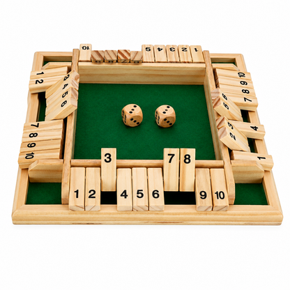 Emballage du jeu de société mathématique en bois