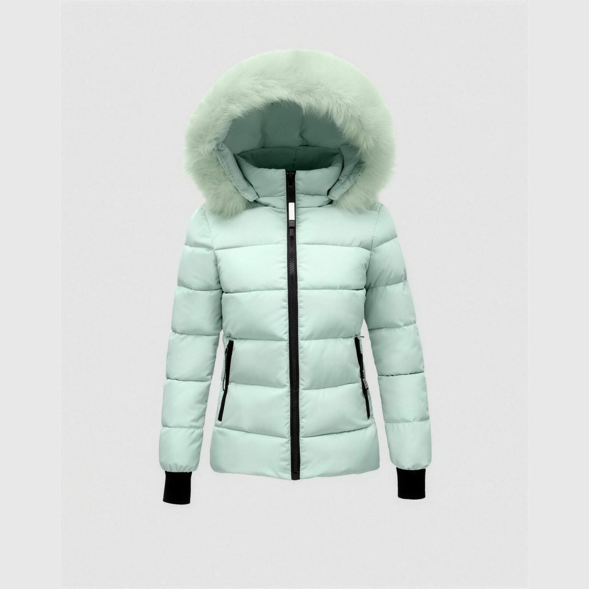 Doudoune Femme Capuche Fausse Fourrure