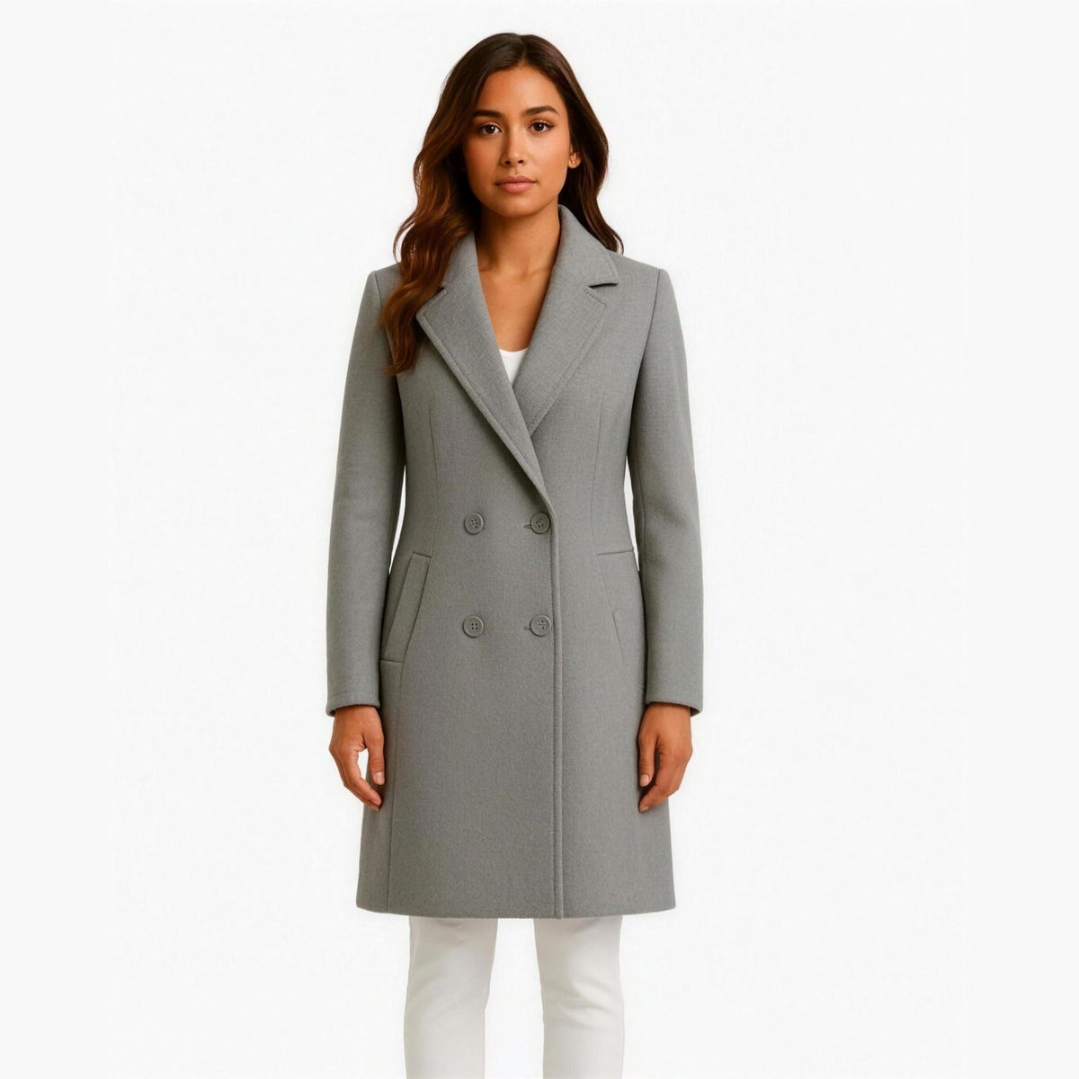 Manteau Long Élégant Femme