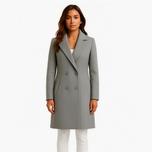 Manteau Long Élégant Femme