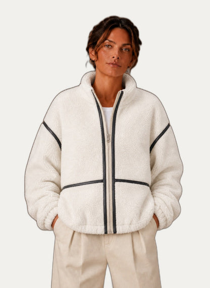 Veste Sherpa femme, vue de dos