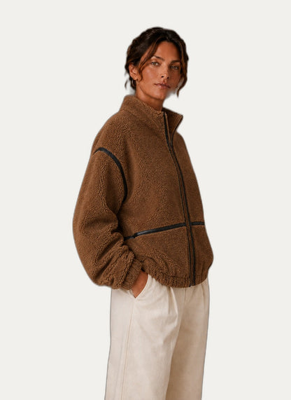 Veste Sherpa femme, les trois coloris disponibles