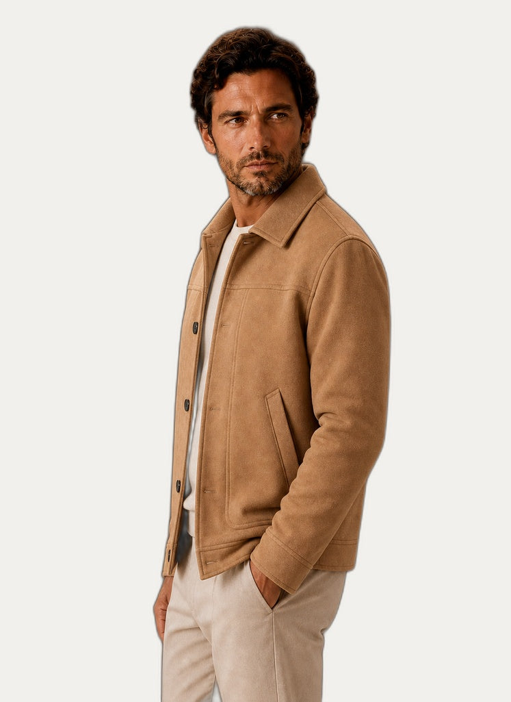Veste décontractée homme coloris noir
