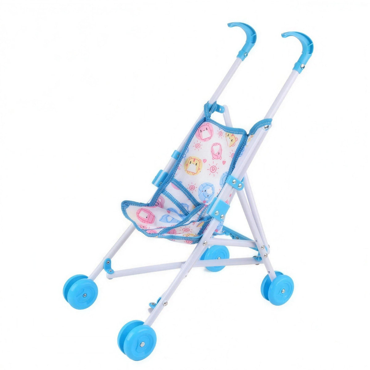 Landau pour poupées bleu, jouet poussette
