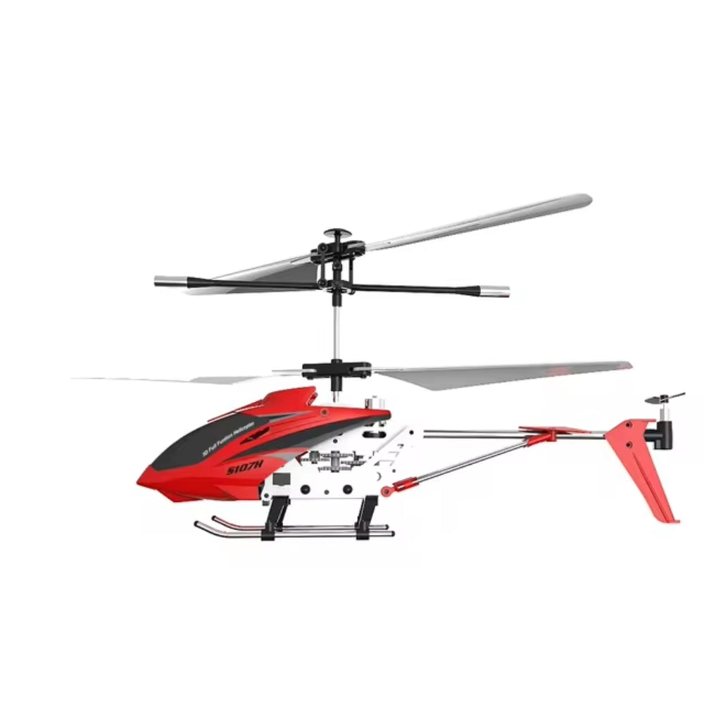 Mini hélicoptère RC avec gyroscope, coloris rouge