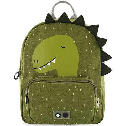 Sac à dos dinosaure montrant les bretelles rembourrées ajustables