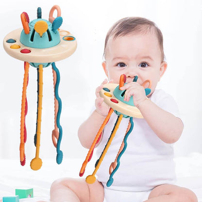 Coloris disponibles du jouet sensoriel OVNI en silicone