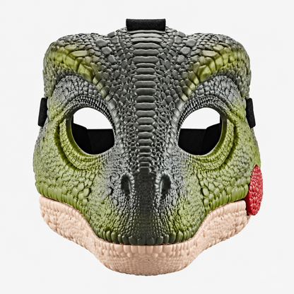 Masque de Vélociraptor sonore, vue de face