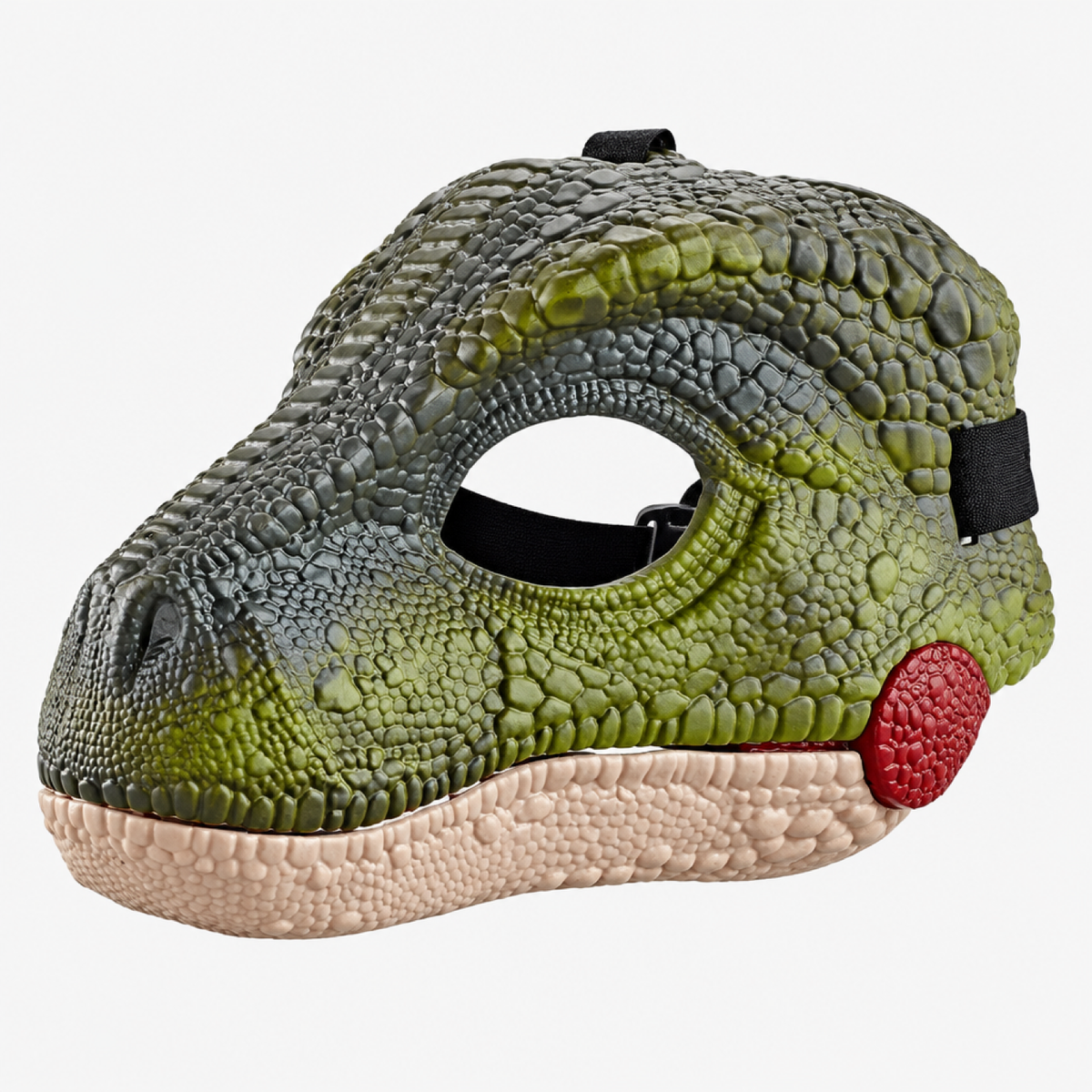 Masque de Vélociraptor sonore, vue de profil