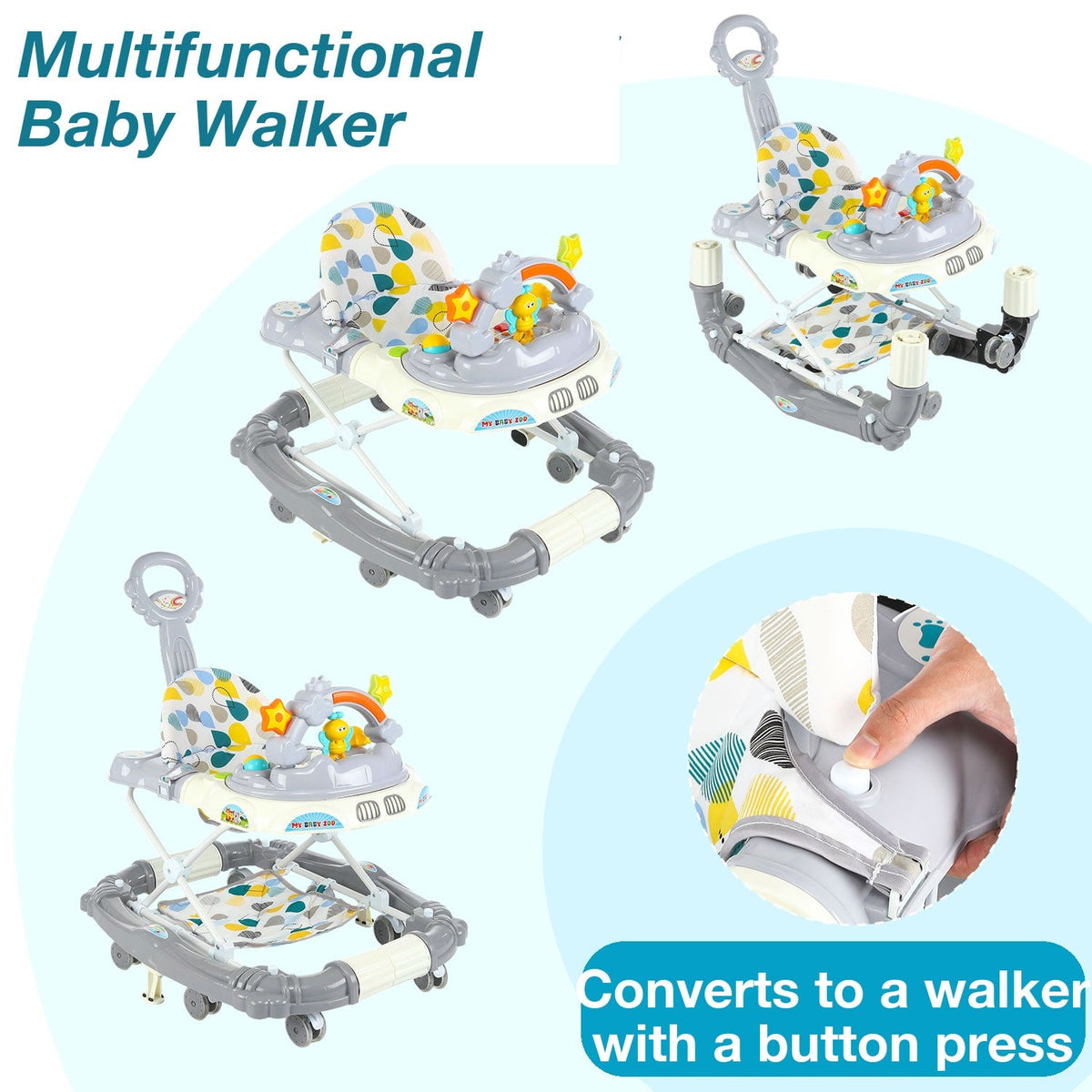 Trotteur bébé - modes multifonctions